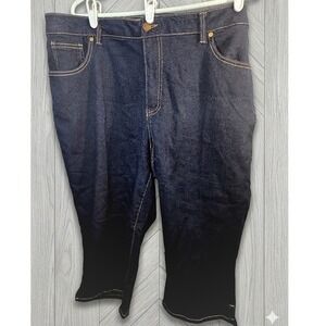 New w o Tags D.Jeans Capris Cropped Pants Jeans PLus Size 22 W 22W Stretch Denim